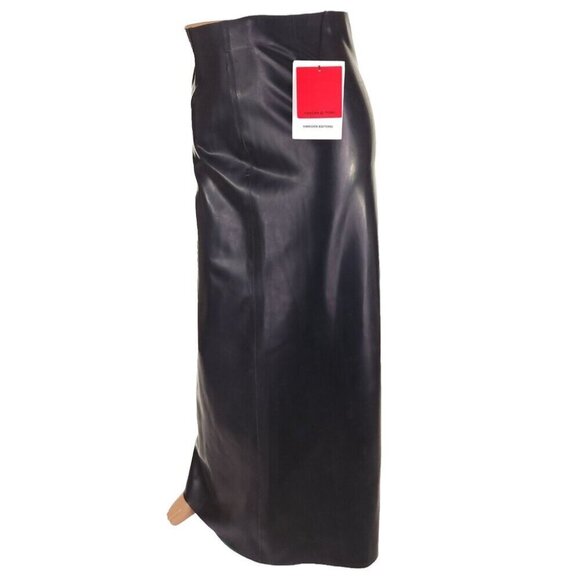 Kwaidan Editions Slit Maxi Skirt Size FR 36 US 4 S Black Rubber $1500 - Picture 5 of 16